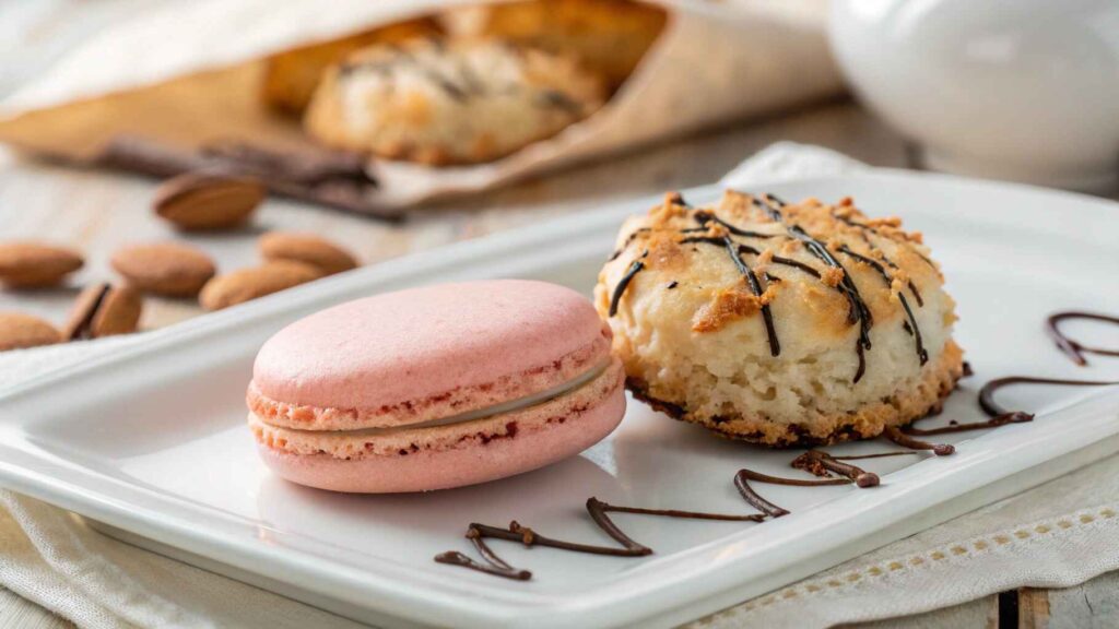 Macaron Vs. Macaroon Side By Side