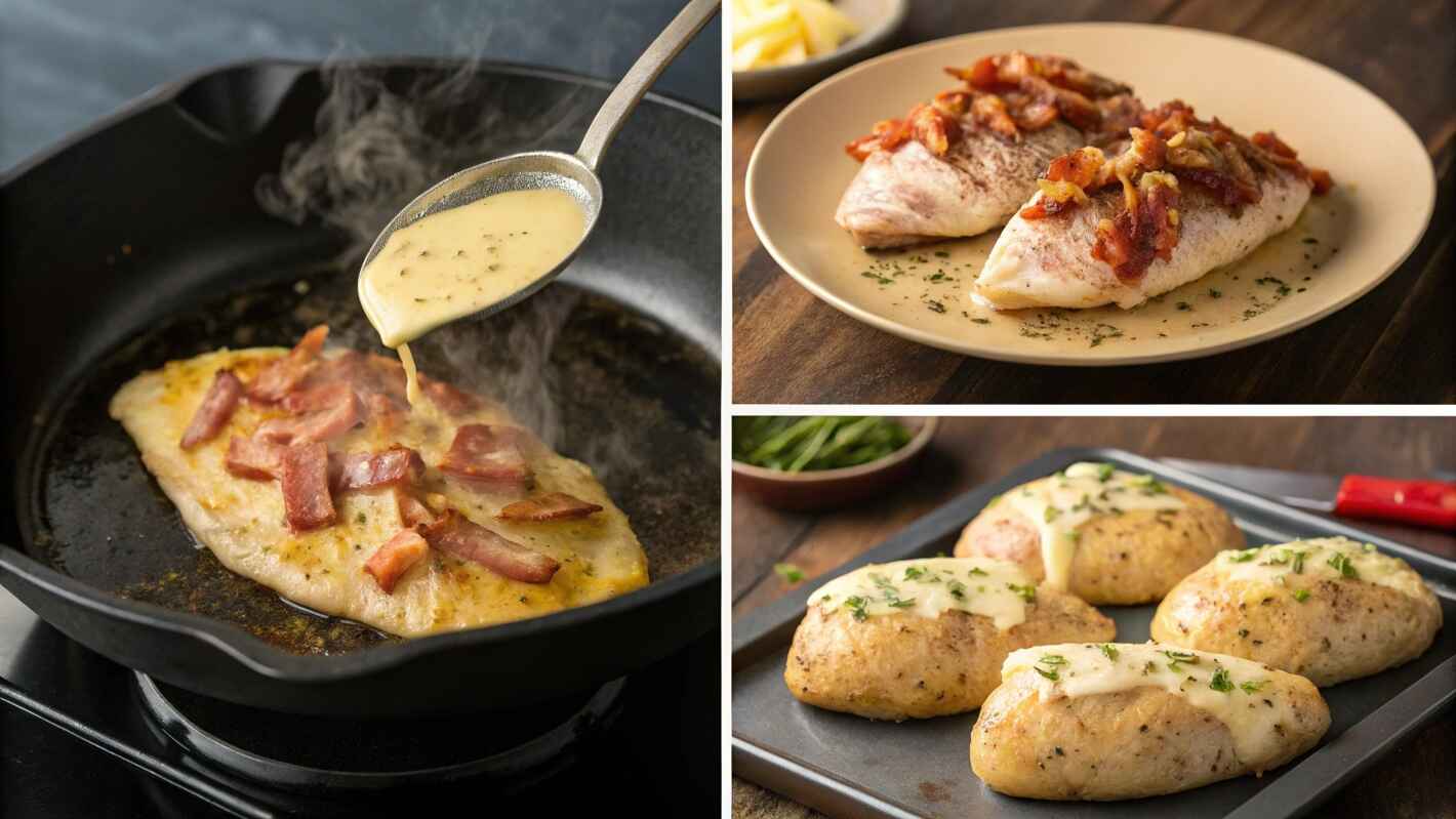The Step By Step Preparation Of Alice Springs Chicken Recipe