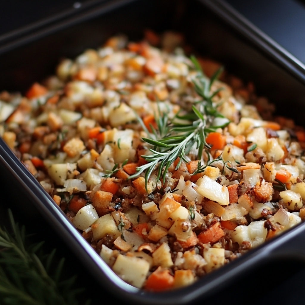 the mixed of the stuffing all cut to small peace