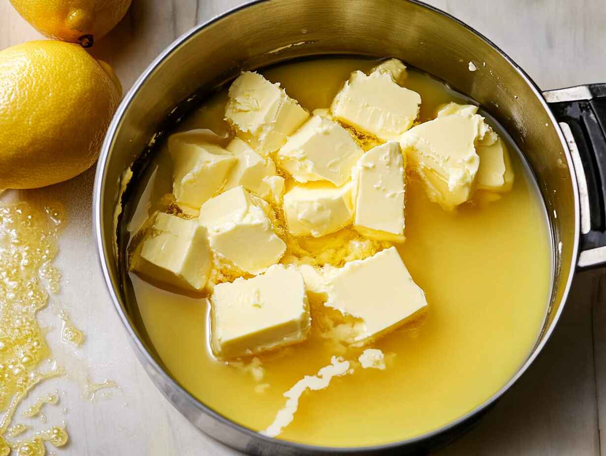 cooking lemon juice curdles butter
