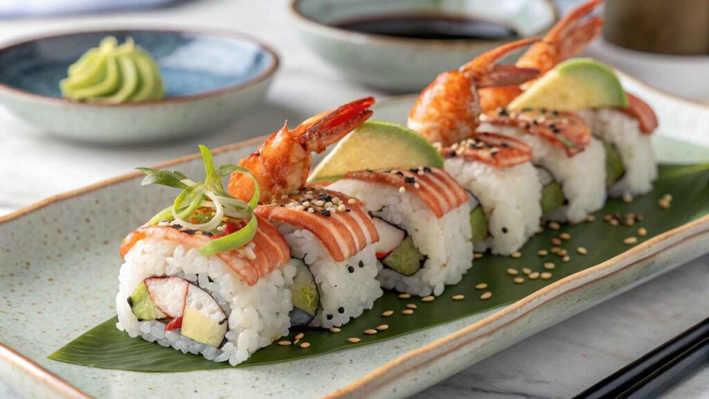 Lobster Claws Sushi Rolls